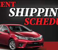 Shipping schedule